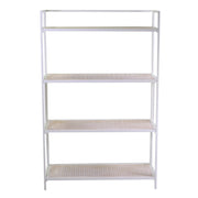 Scaffale in metallo Lucilla a 4 ripiani