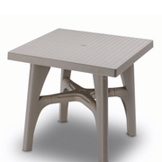 Tavolo da esterno per giardino smontabile Intrecciato 80 x 80 cm