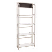 Espositore 4 piani rettangolare bianco 70x29,5x190h cm